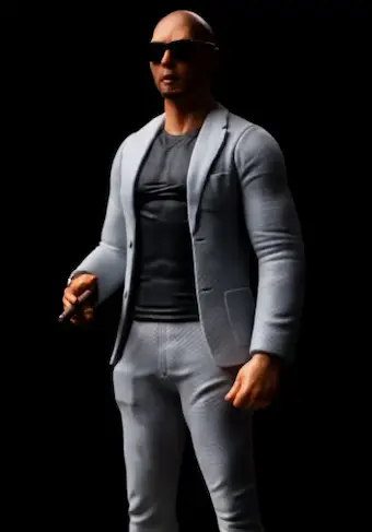 Super Tate Collectible Figure - Detail View