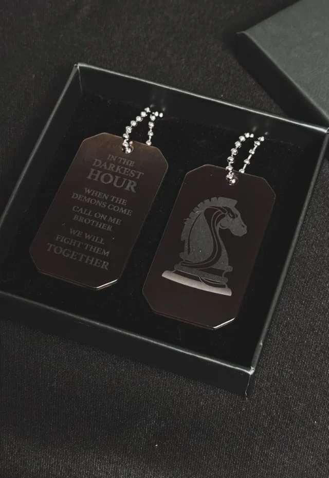 Together We Fight Black Necklace