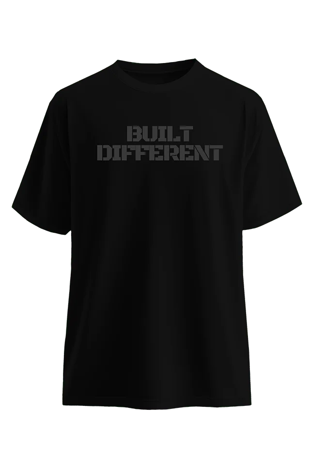Andrew Tate Built Different Blackout Edition T-Shirt