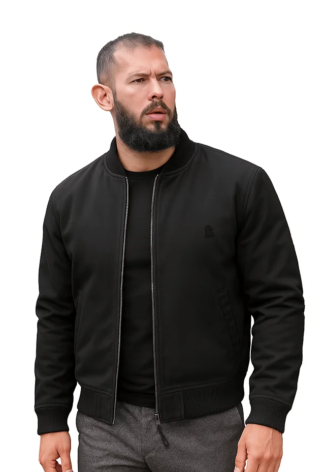 Andrew Tate Legacy Bomber Jacket - Detail View