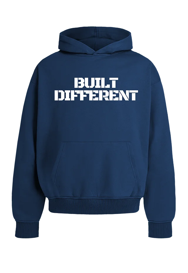 Built Different Hoodie - Blue Variant